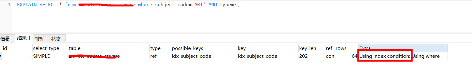 Using-index-condition